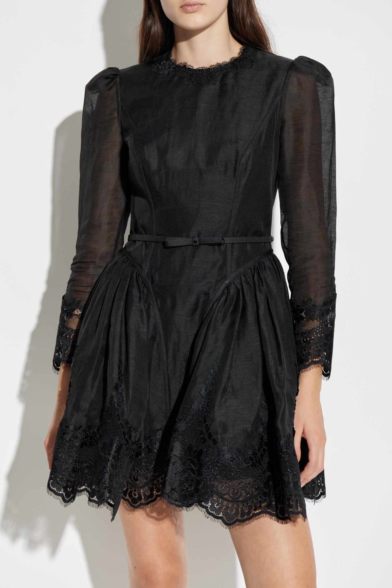 zimmermann black lace dress zimmermann black lace dress