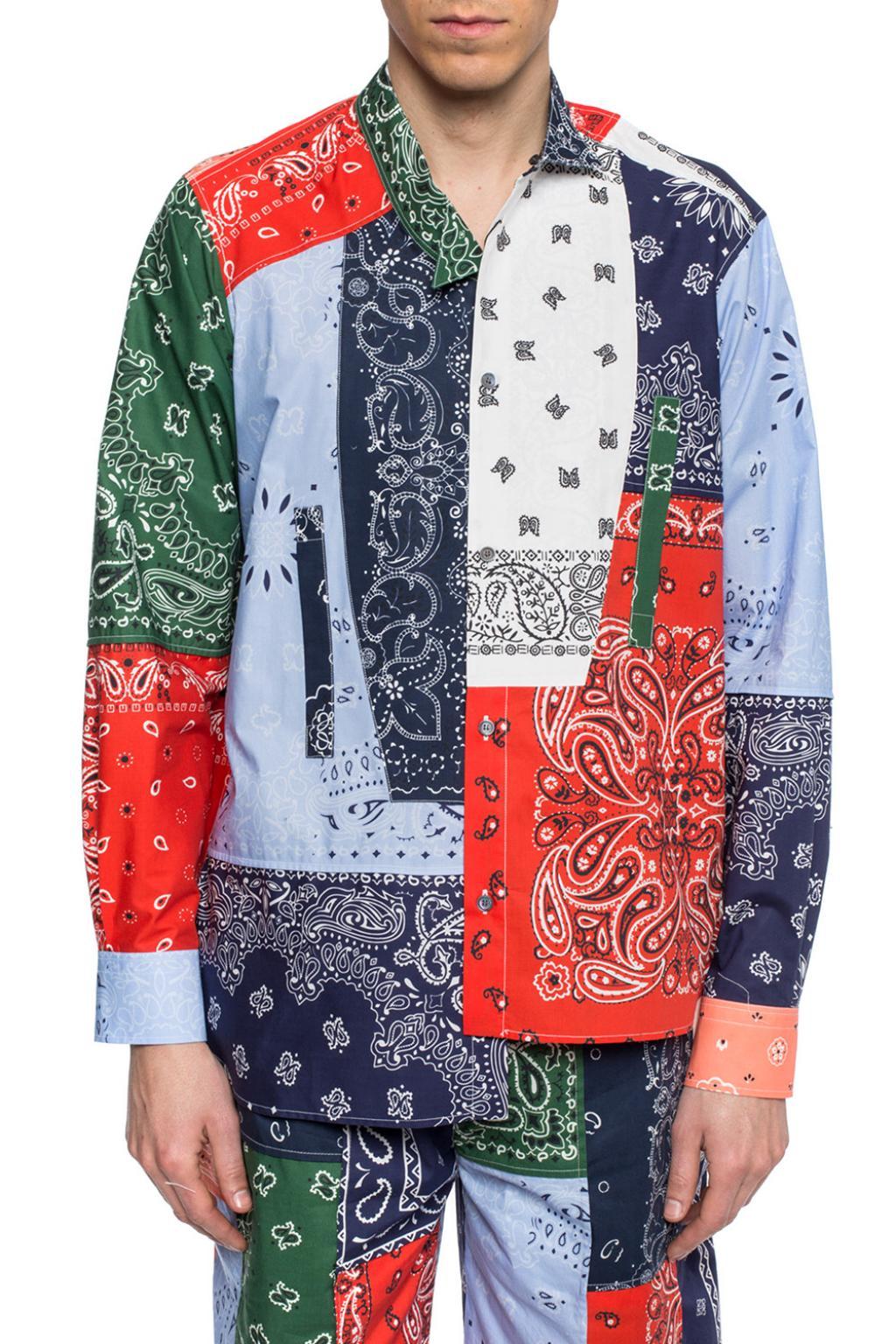 loewe patchwork shirt