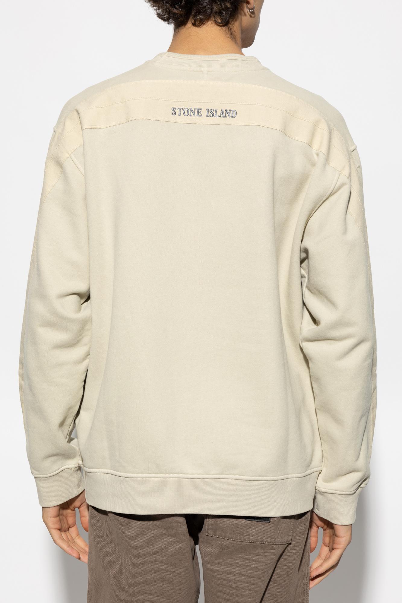 Stone island sweatshirt beige sale