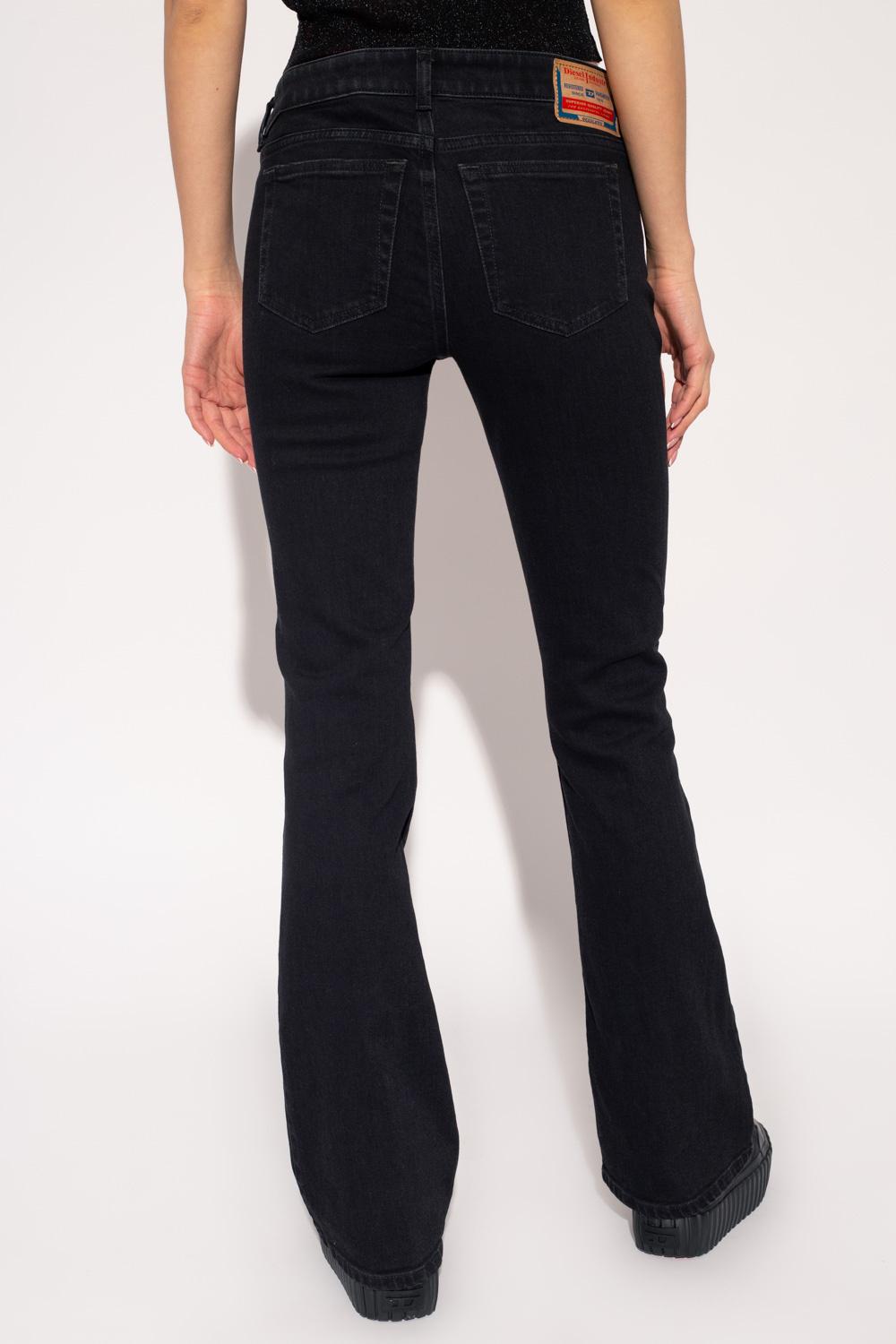 DIESEL '1969 D-ebbey' Bootcut Jeans in Black | Lyst