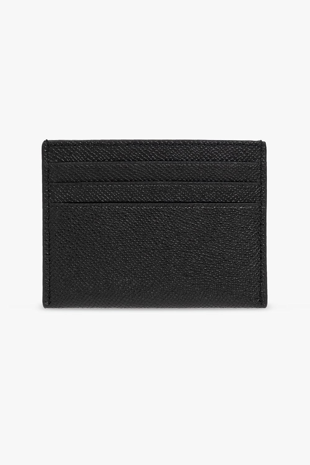 COACH Leather Card Case in Black for Men | Lyst