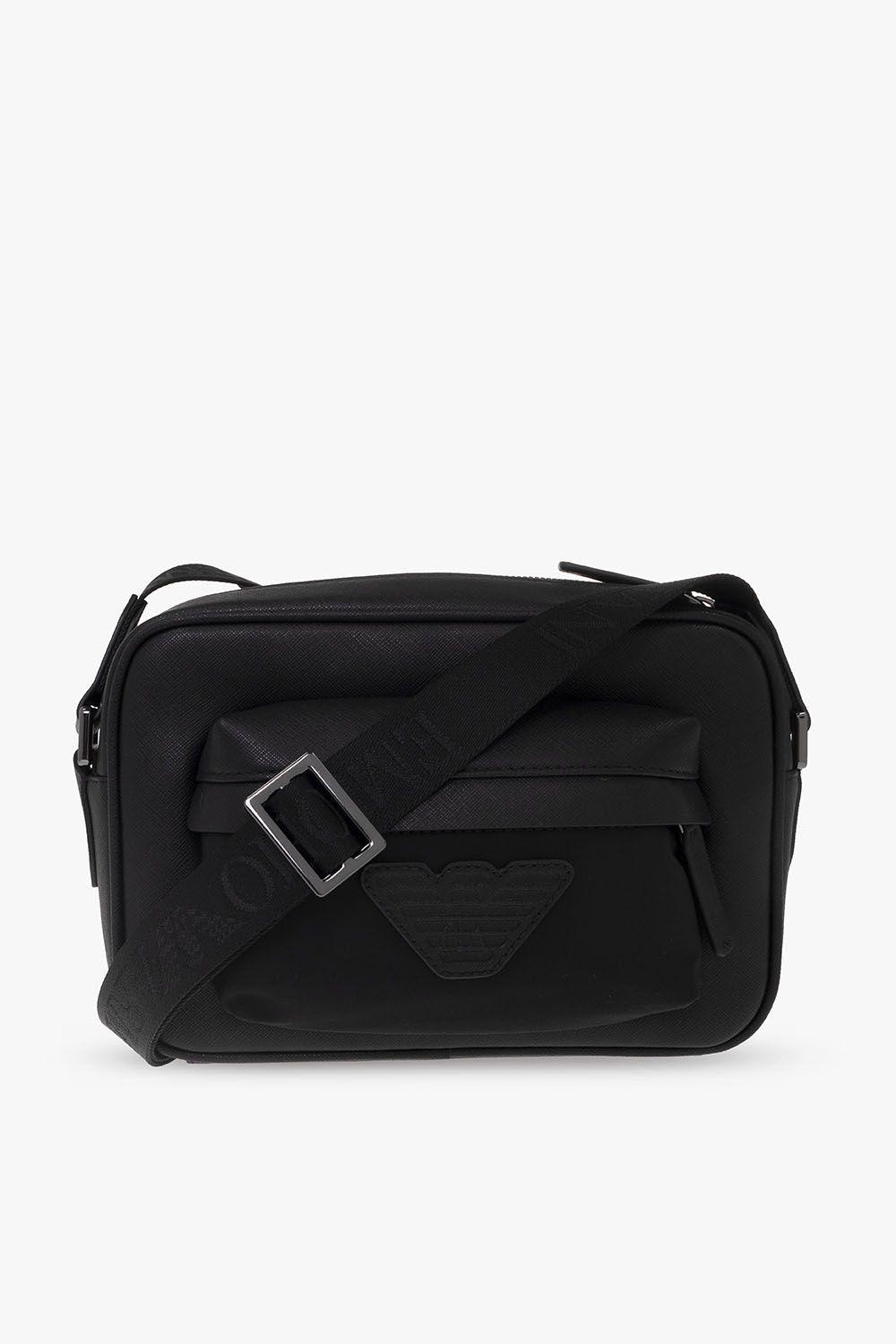 Emporio Armani Shoulder Bag From The 'sustainable' Collection in Black