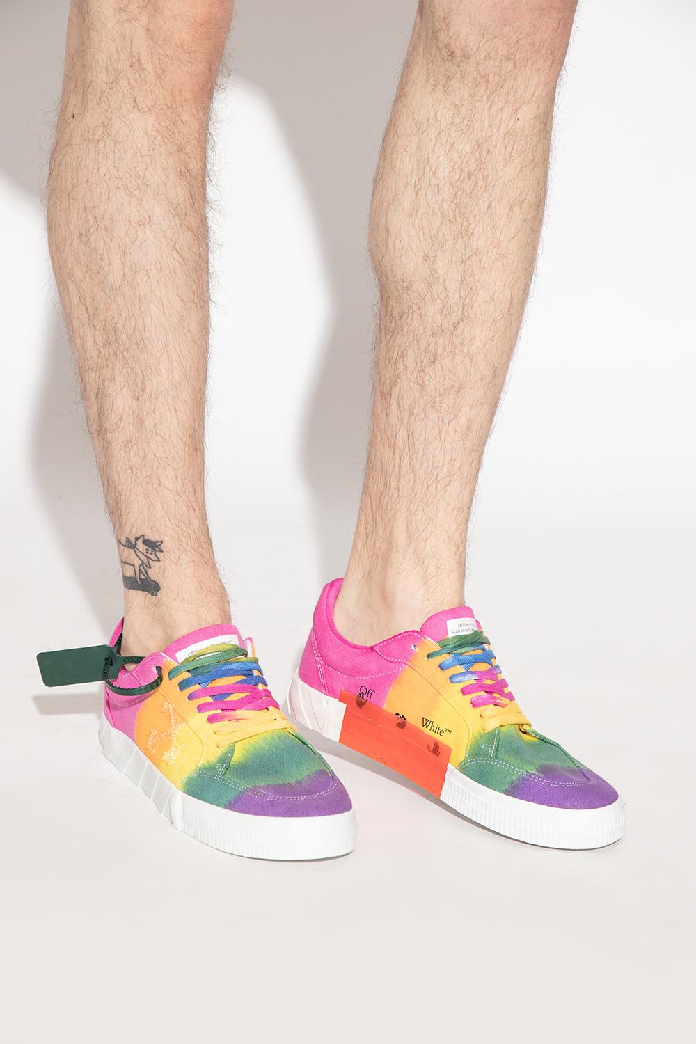 off white low vulcanized trainers