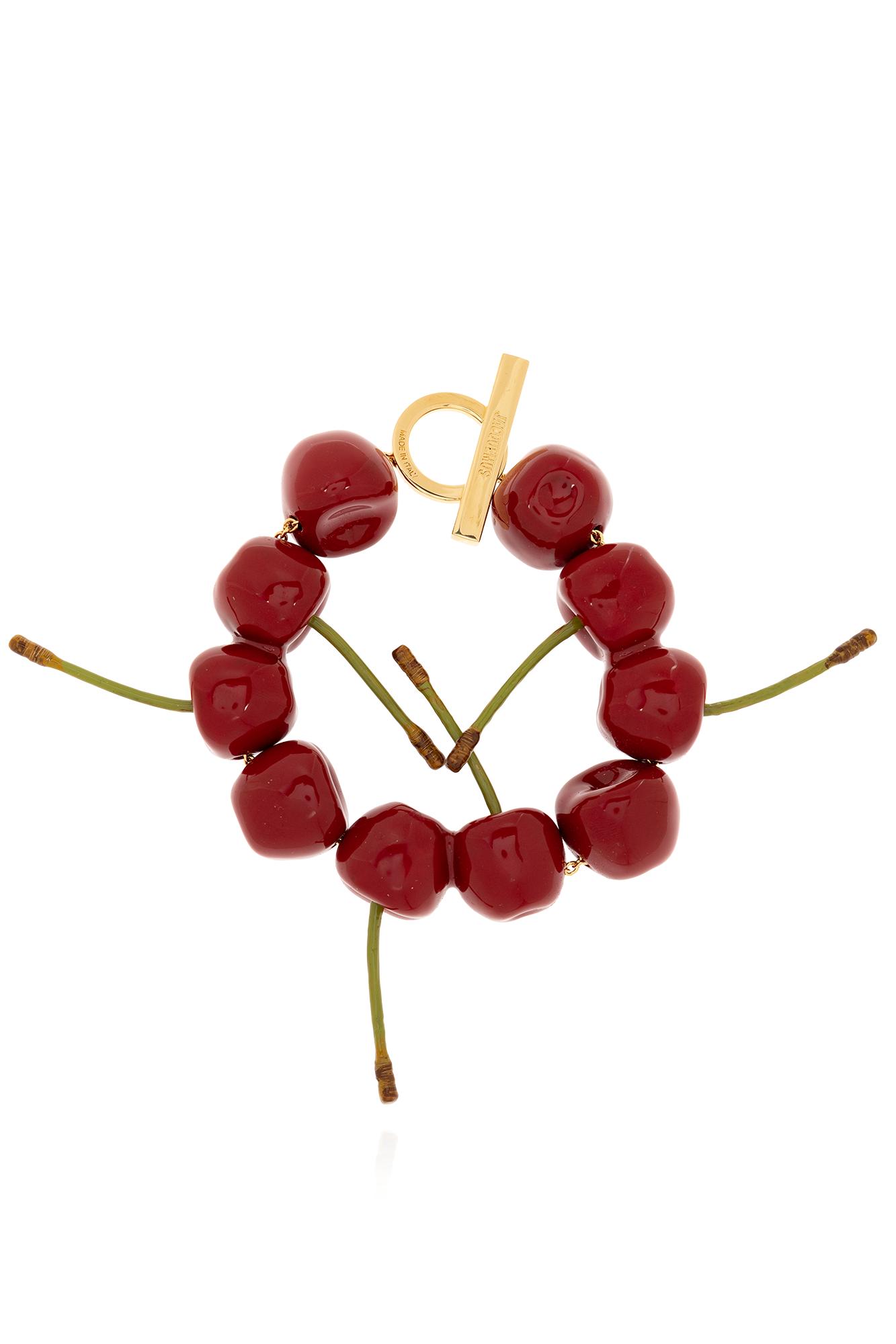 Jacquemus Cherry Bracelet in Red | Lyst