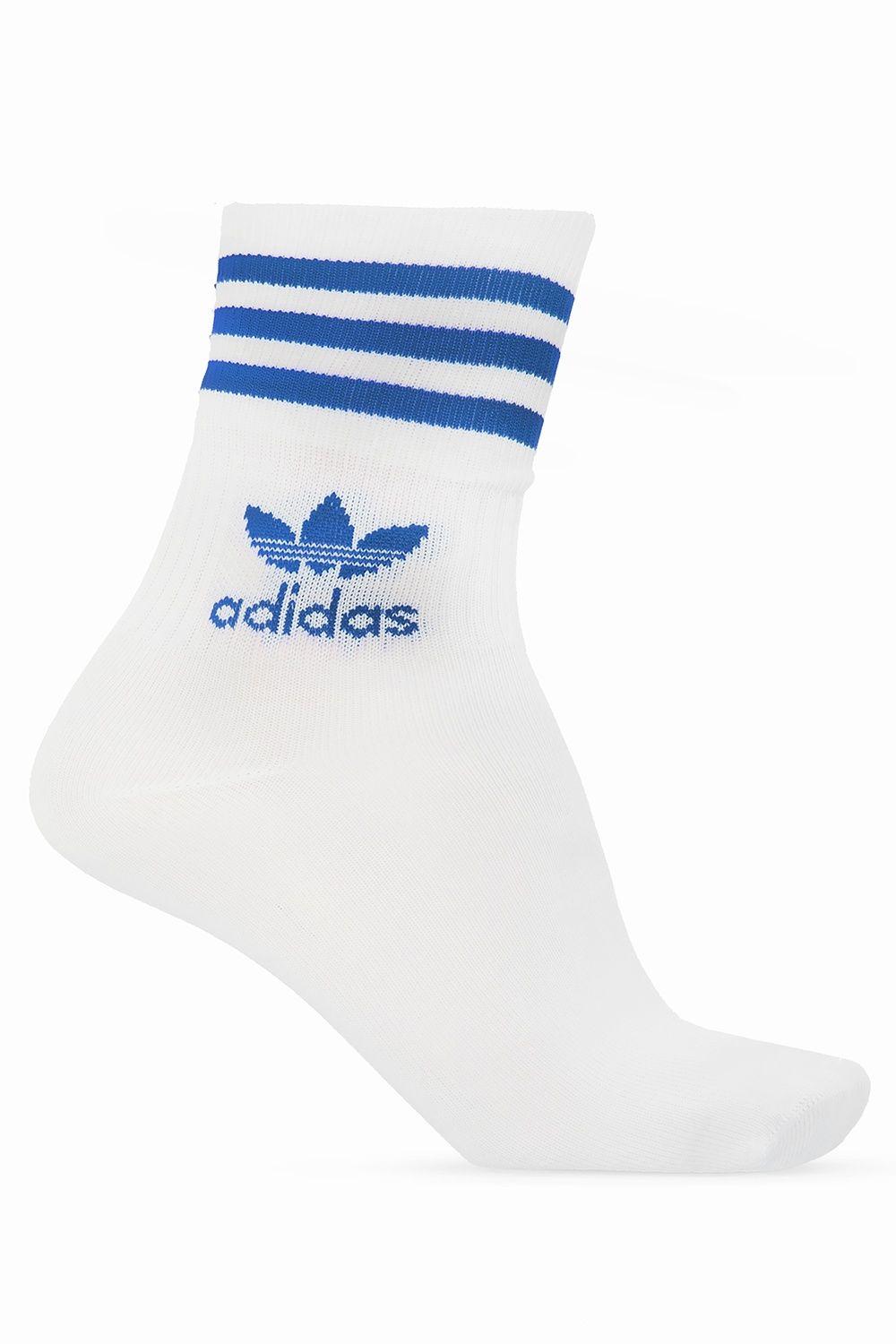 adidas Originals Logo Socks 3-pack in Blue | Lyst
