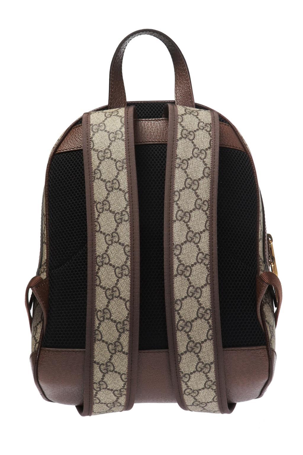 Gucci Canvas &#39;three Little Pigs&#39; Motif &#39;ophidia&#39; Backpack in Brown - Lyst