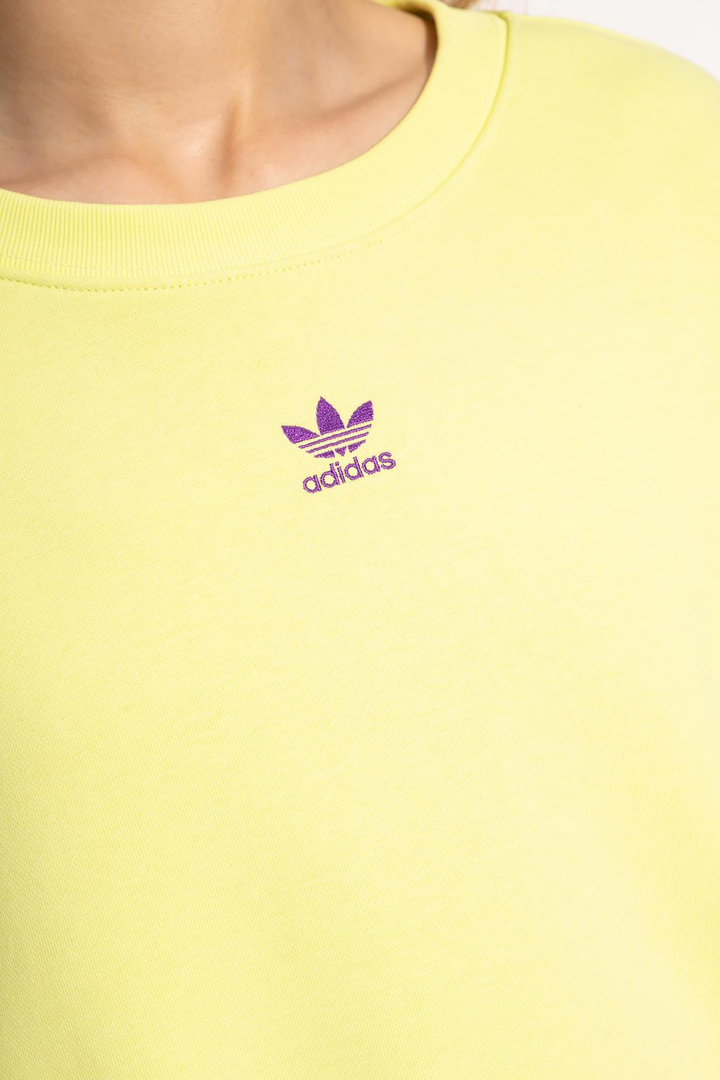 adidas Originals Sweatshirt With Logo in Yellow | Lyst