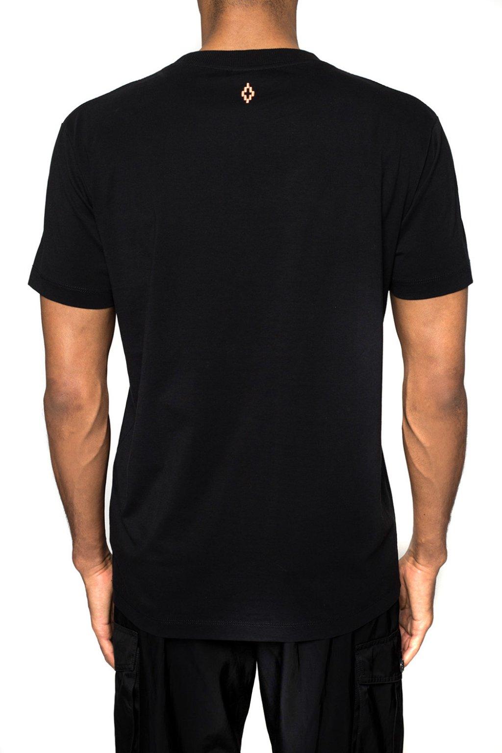 Marcelo Burlon Cotton Printed T-shirt Black for Men - Lyst