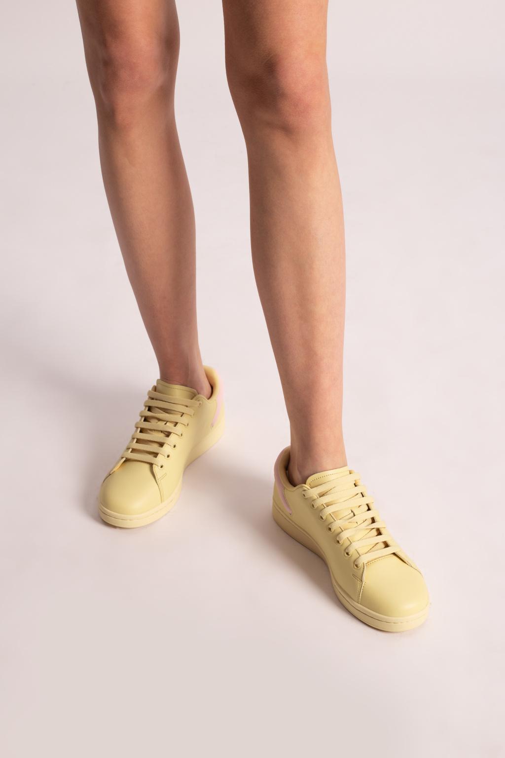 raf simons yellow shoes