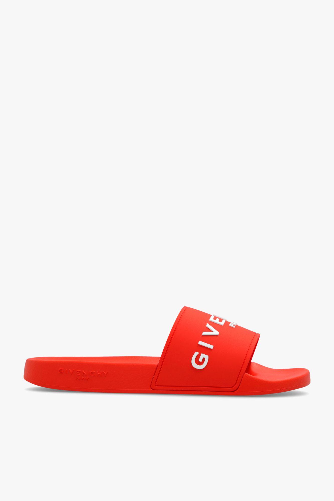 Givenchy Slides With Logo in Red for Men | Lyst