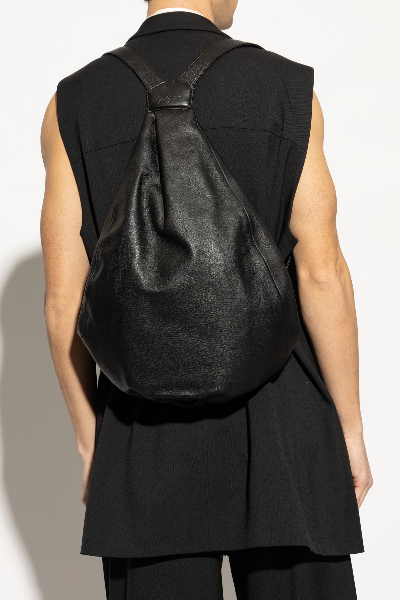 バッグ Discord Batt shoulder Black leather discord Yohji Yamamoto Bags for Women | Online Sale up to 41% off