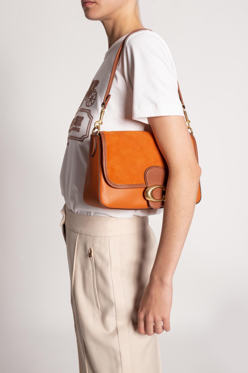 COACH 'soft Tabby' Shoulder Bag in Orange | Lyst