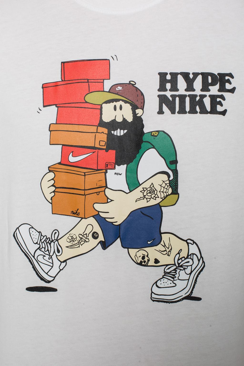 Nike Hype Short Sleeve T-shirt in White for Men | Lyst