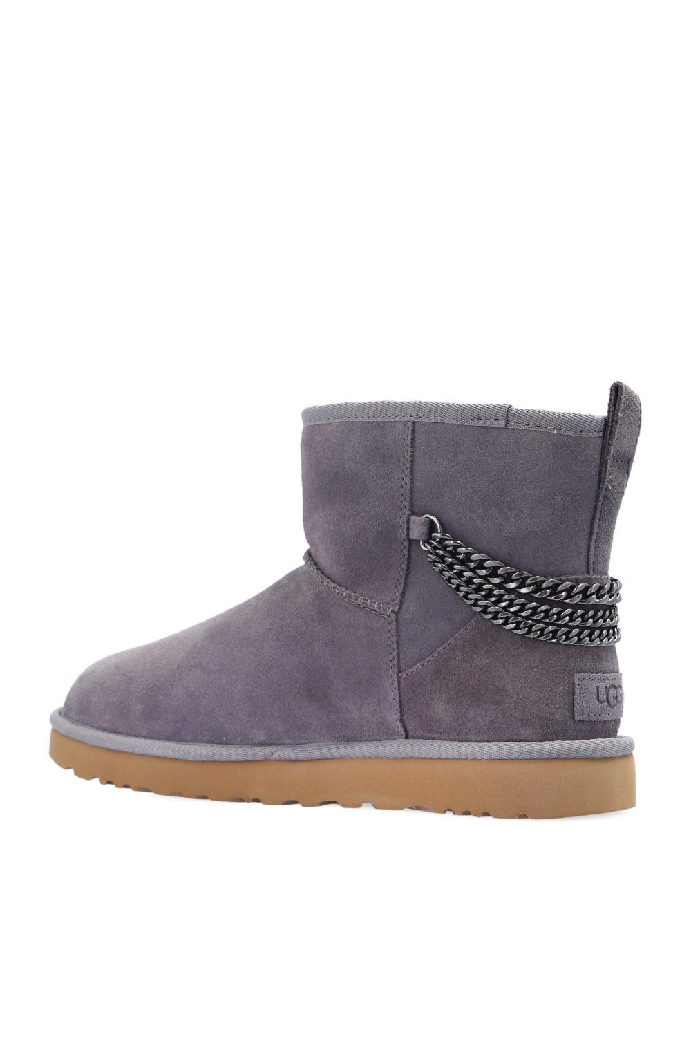 UGG 'classic Mini Chains' Snow Boots in Gray | Lyst