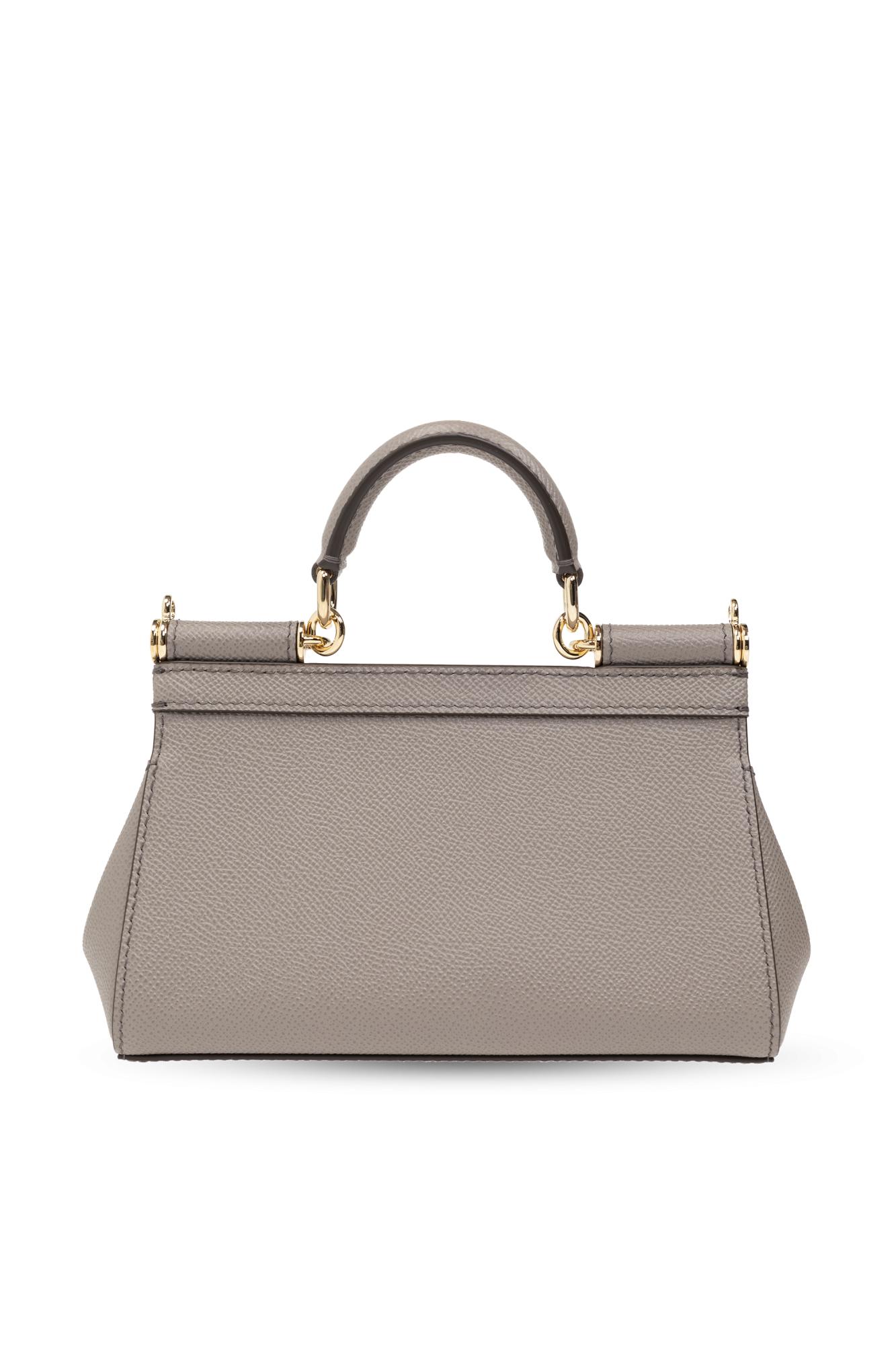 Dolce & Gabbana Sicily Small Shoulder Bag, in Grey | Lyst UK