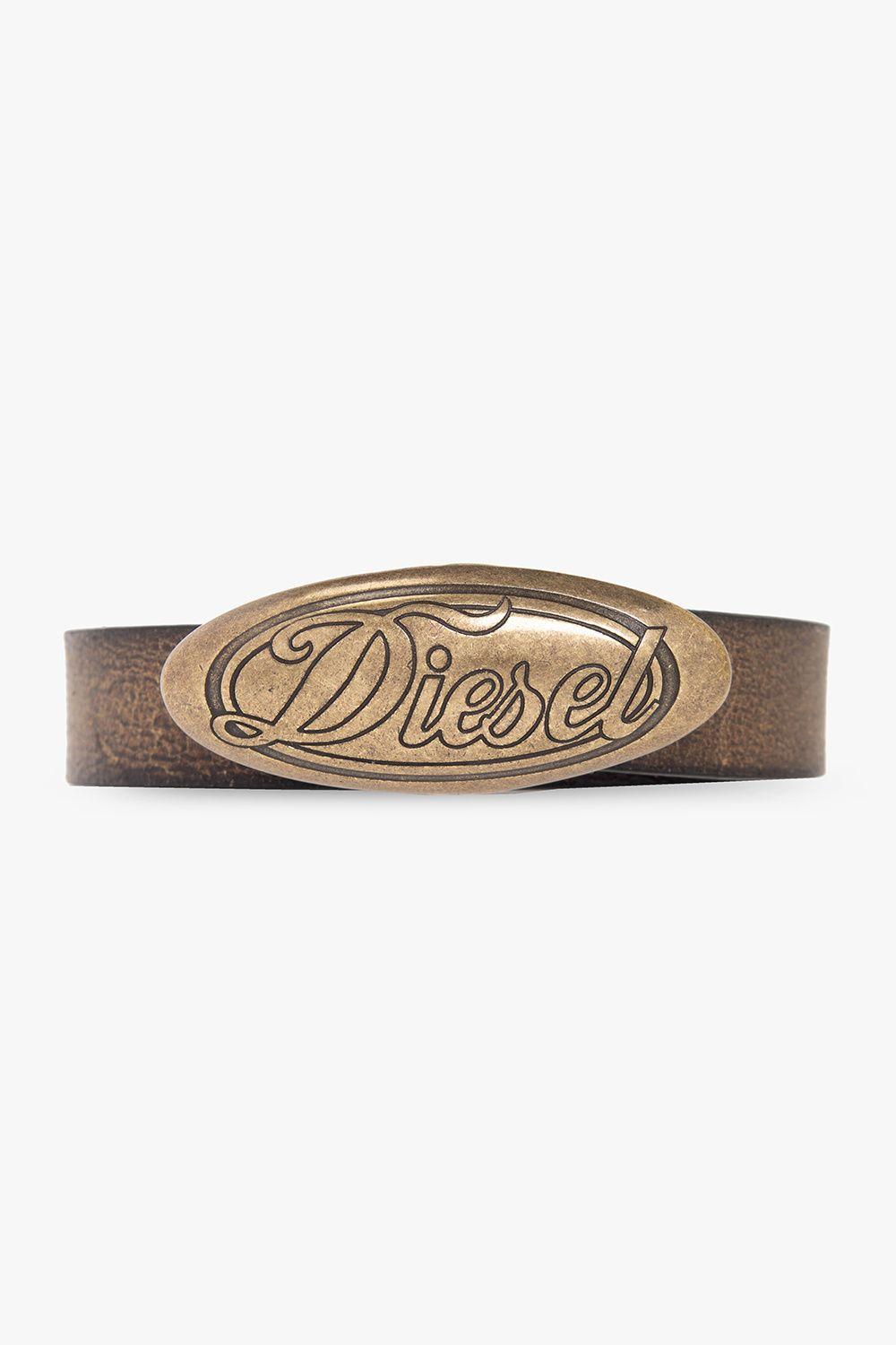 DIESEL 'b-alyen' Leather Belt in Brown | Lyst