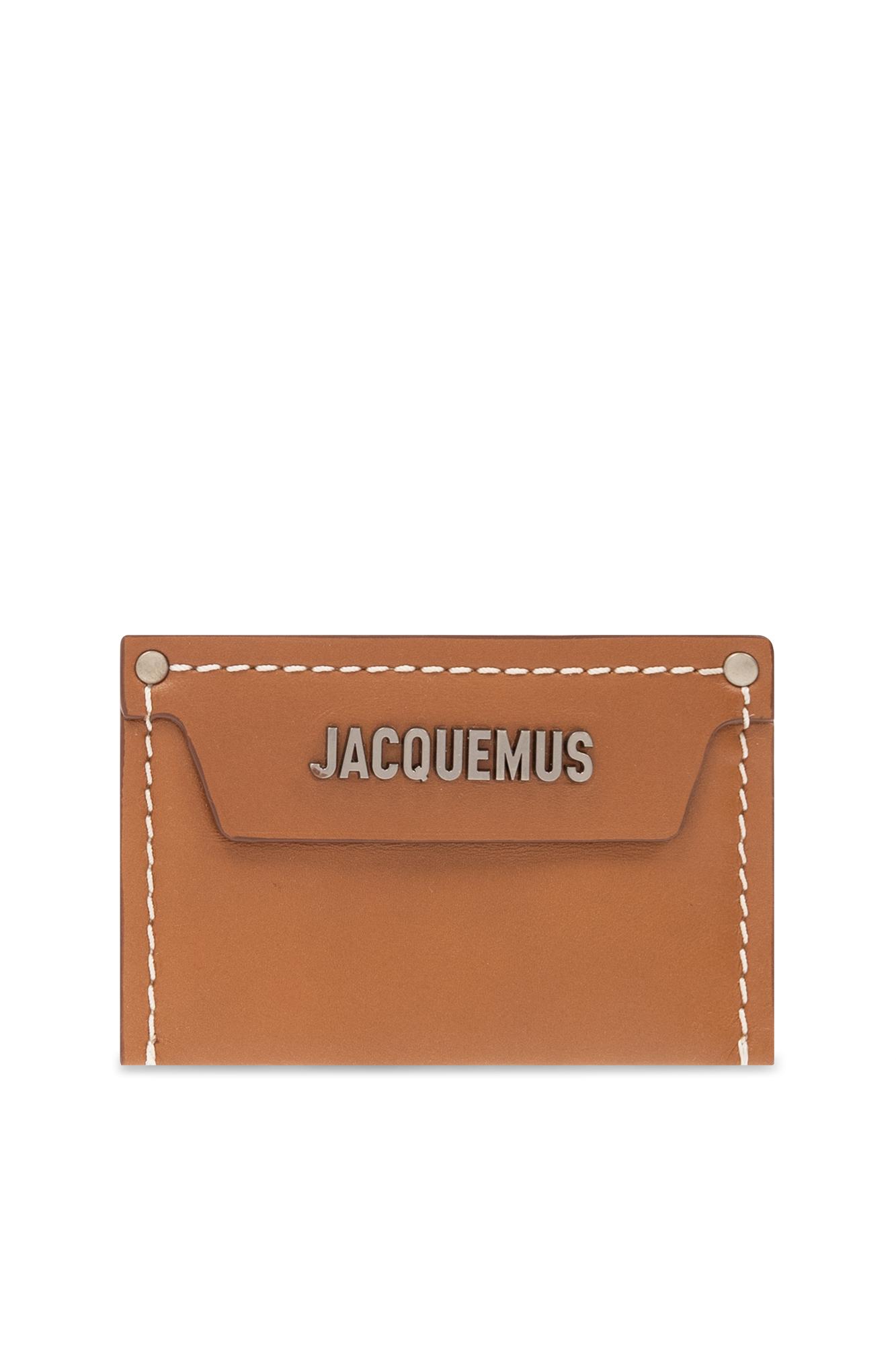 Jacquemus Leather Card Holder in Brown for Men Lyst