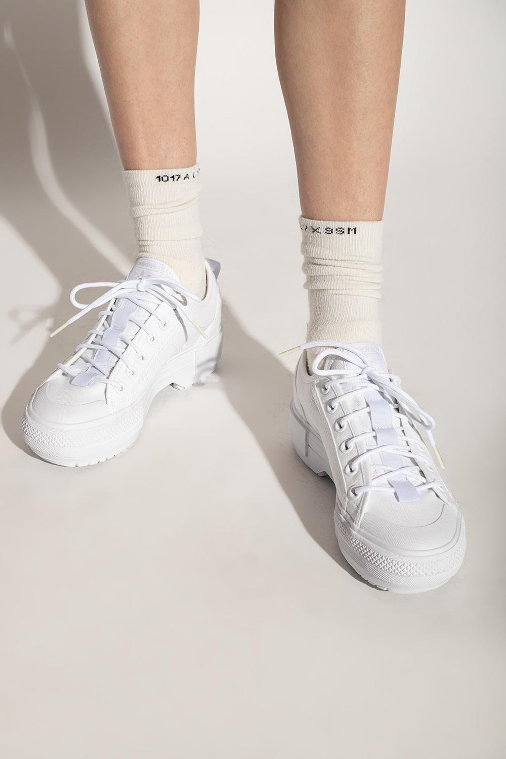 adidas Originals 'nizza Trek Low' Sneakers in White | Lyst UK