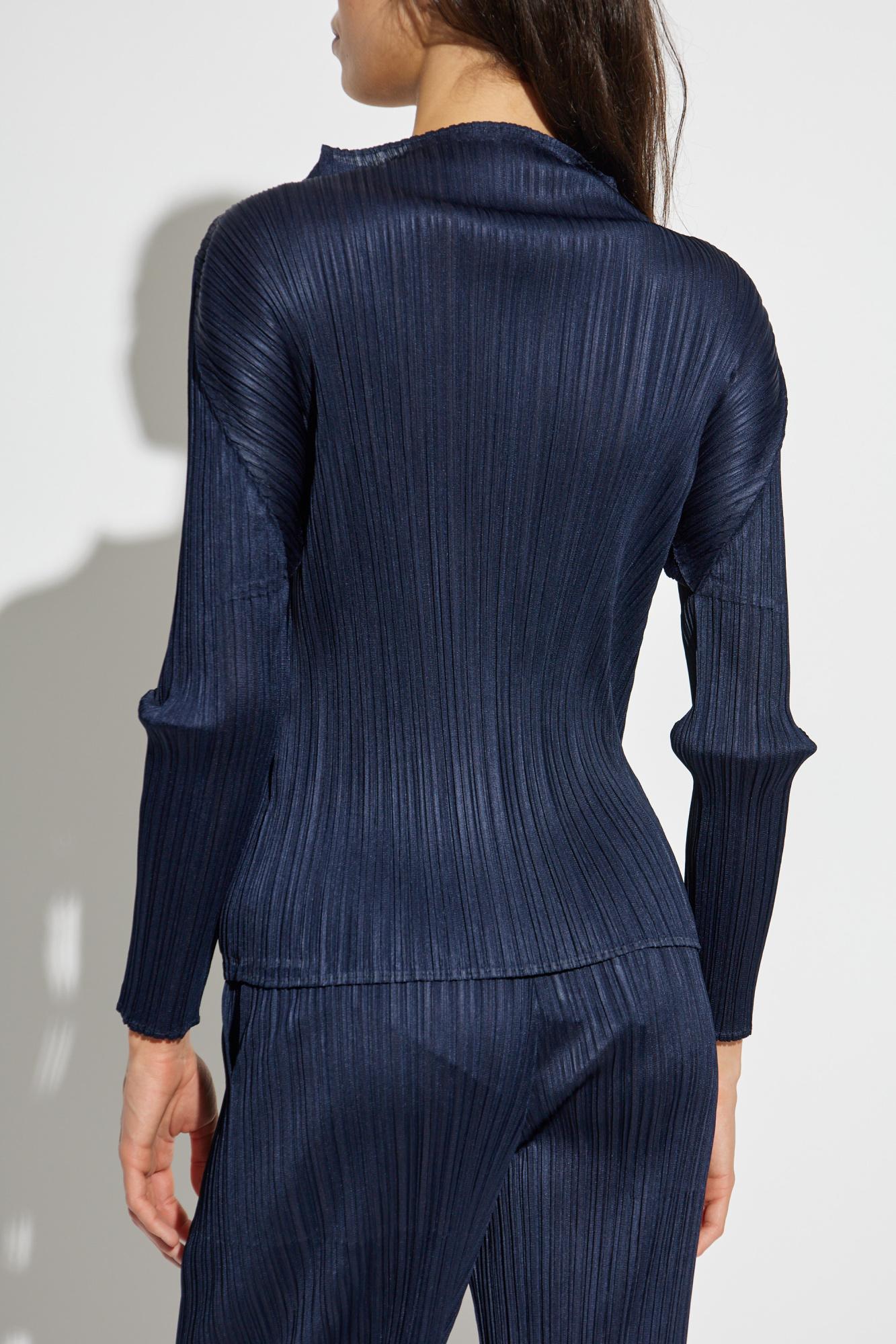 Blue Pleats Please Issey Miyake Tops for Women | Lyst Blue Pleats Please Issey Miyake Tops for Women | Lyst