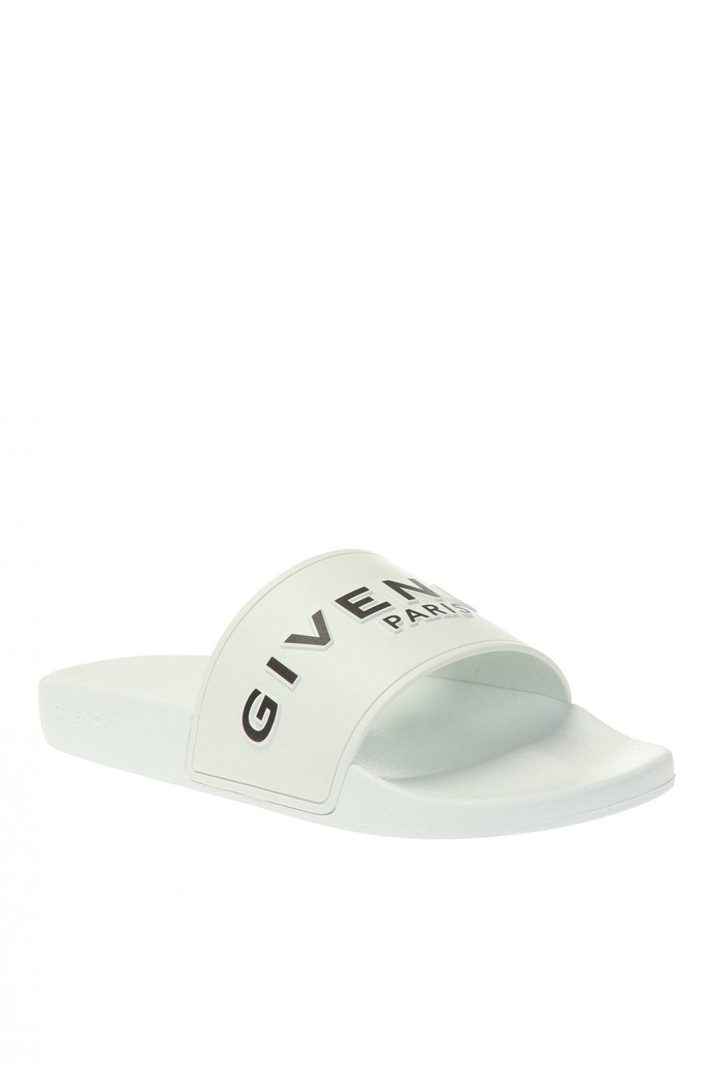 givenchy slides black and white