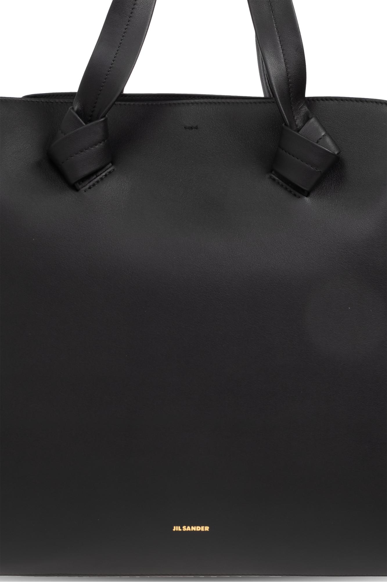 Jil Sander Bag 'Knot Tote Medium' in Black | Lyst UK