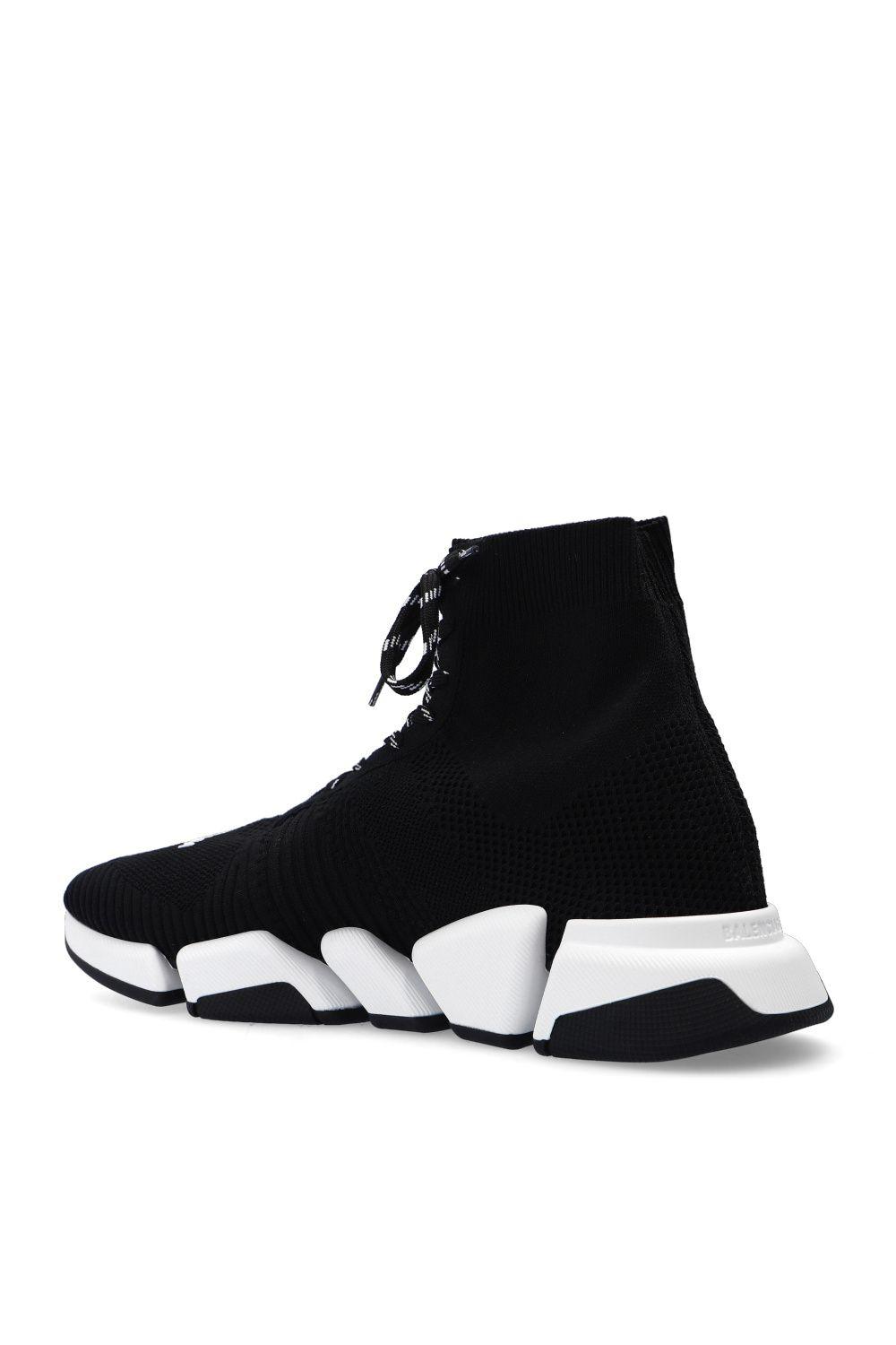 Balenciaga 'speed 2.0 Lace Up' Sneakers in Black for Men | Lyst