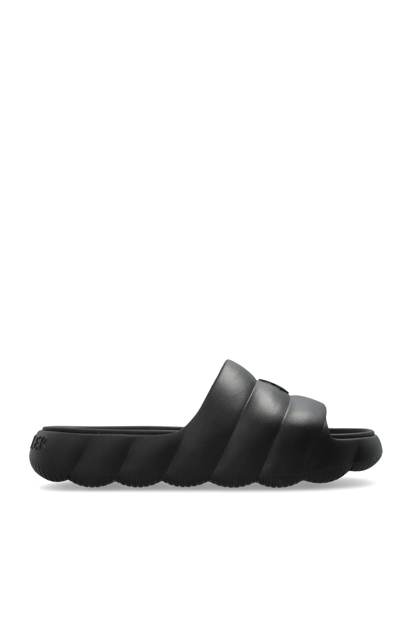 サンダル MONCLER Men Sandals 4C00040 M2559 999 Black Moncler Black Fabrice Sandals – BlackSkinny