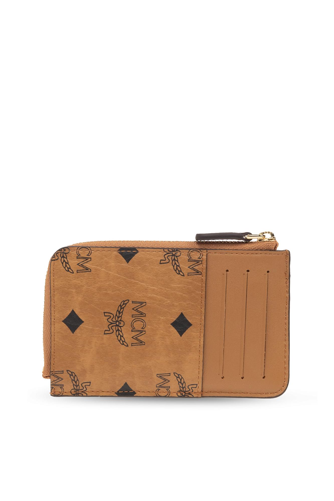 MCM aren Key Case in Brown Lyst UK