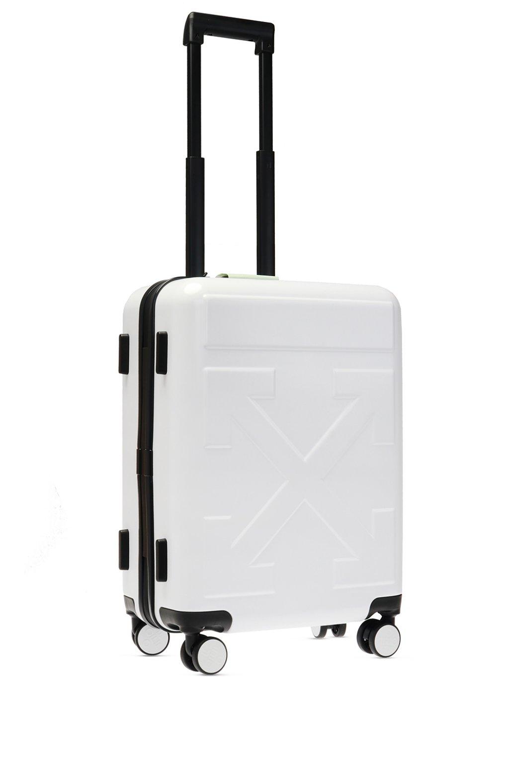 Off-White c/o Virgil Abloh Logo Suitcase in White for Men - Lyst
