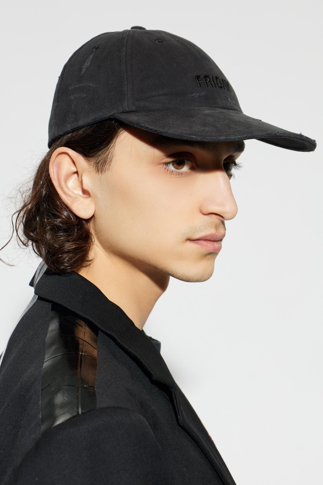 Vetements Baseball Cap in Black | Lyst
