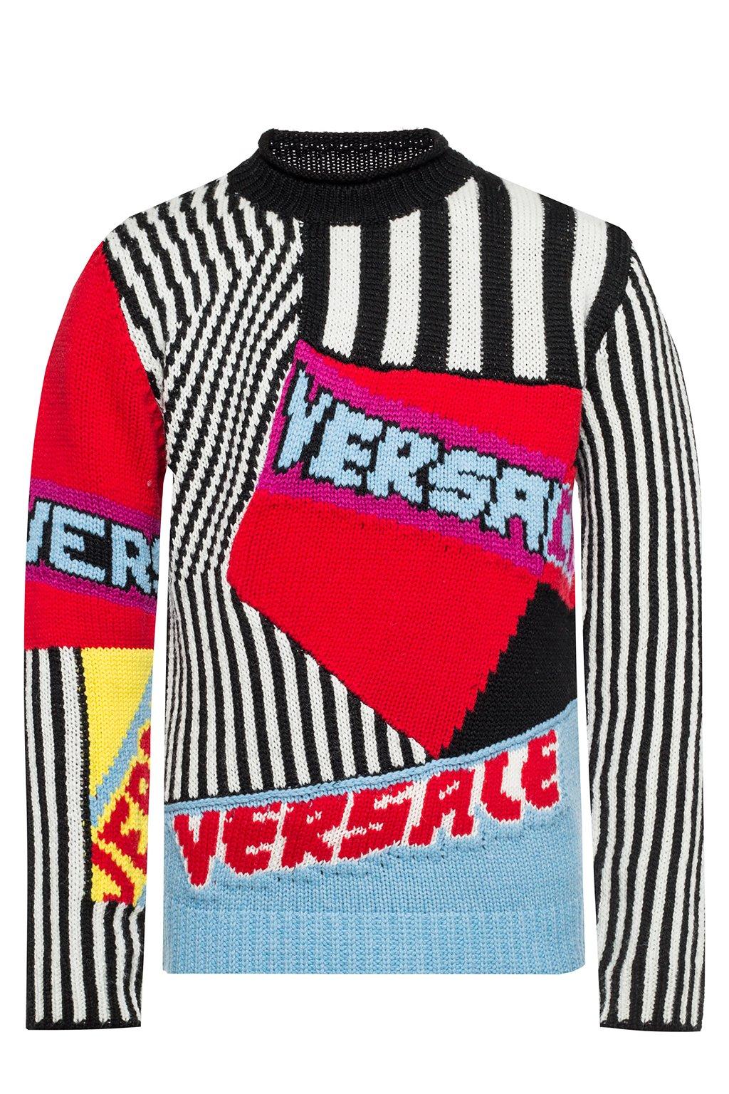 versace collection wool sweater