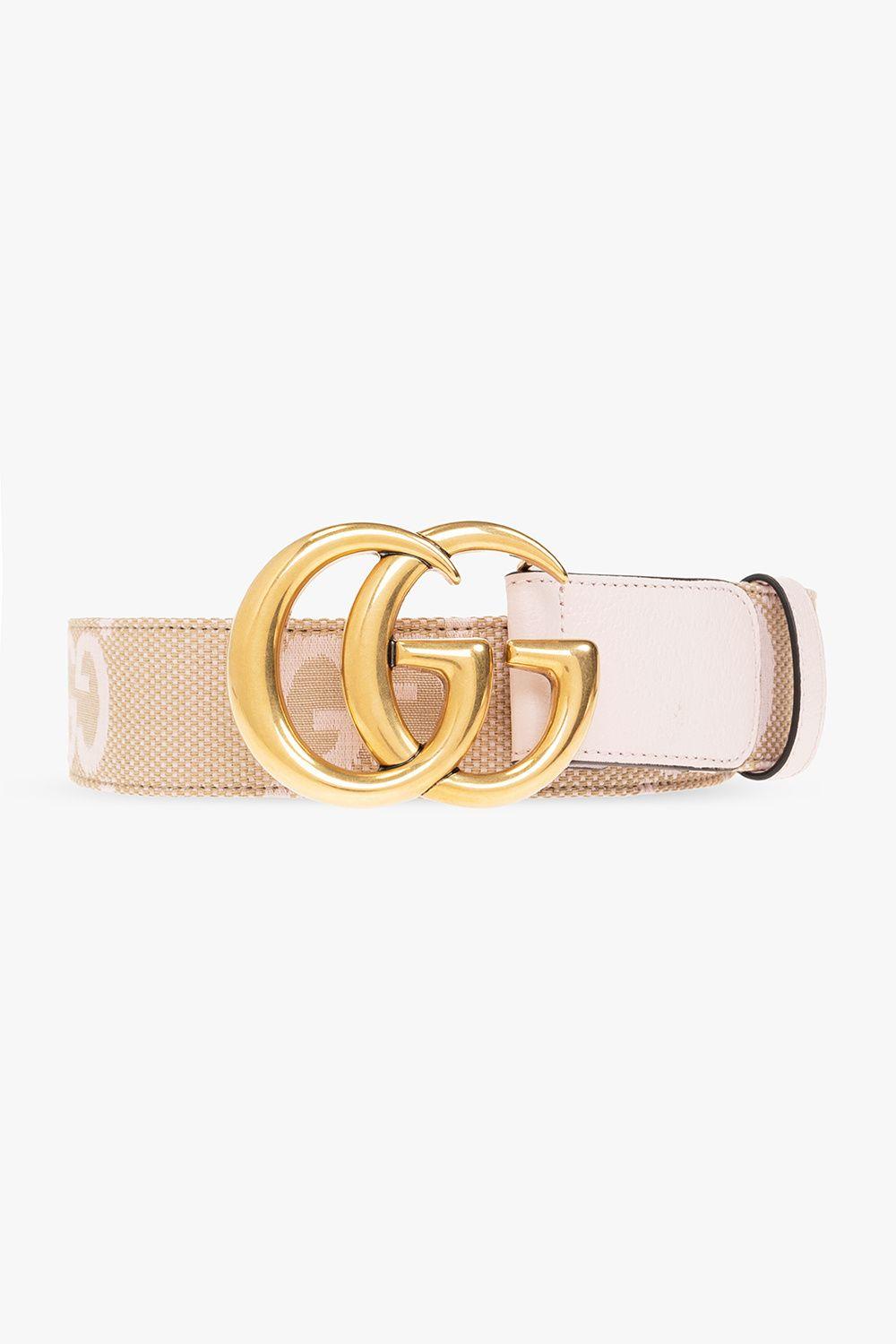 Gucci Belt With Logo in Pink | Lyst