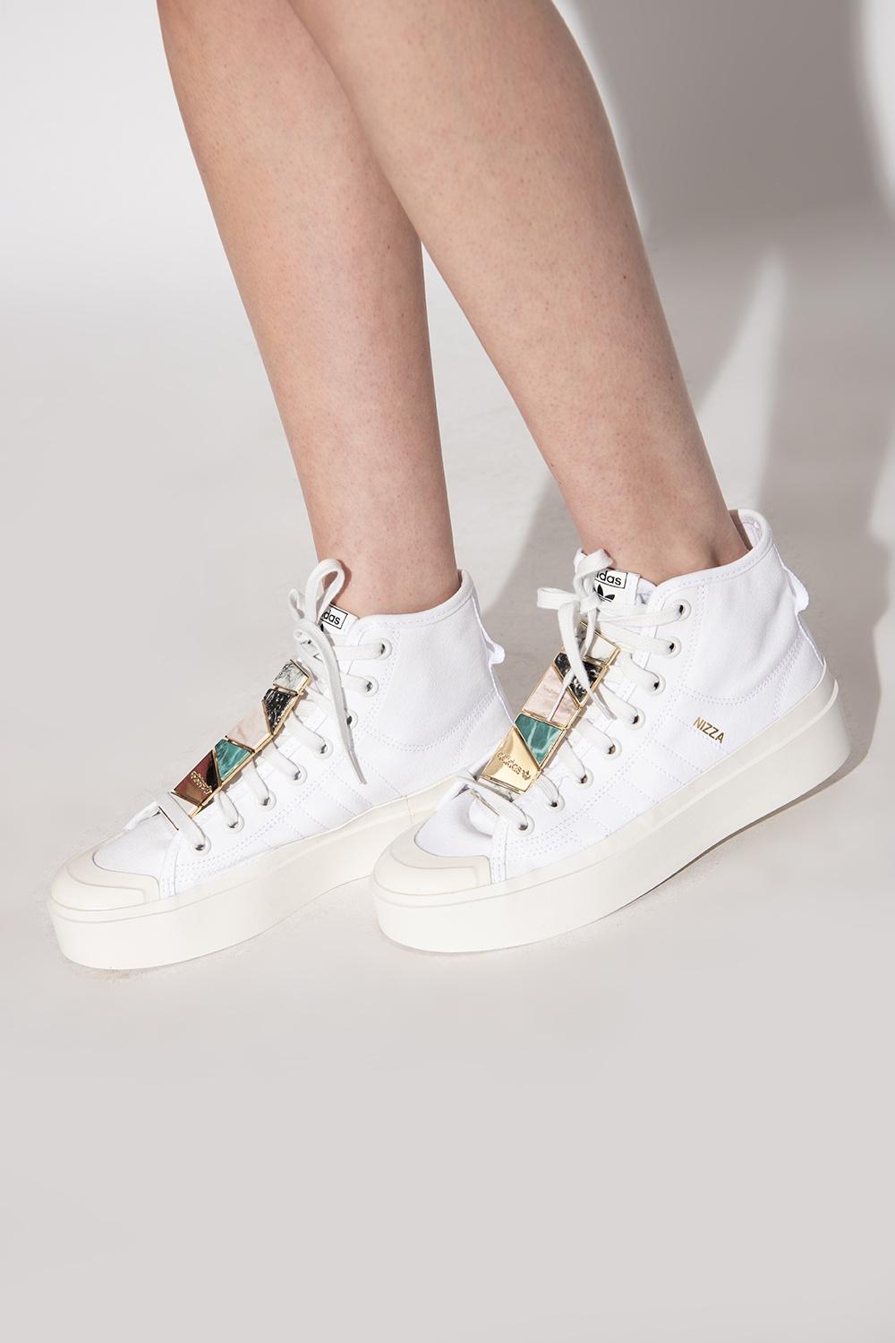adidas Originals 'nizza Bonega' High-top Sneakers in White | Lyst