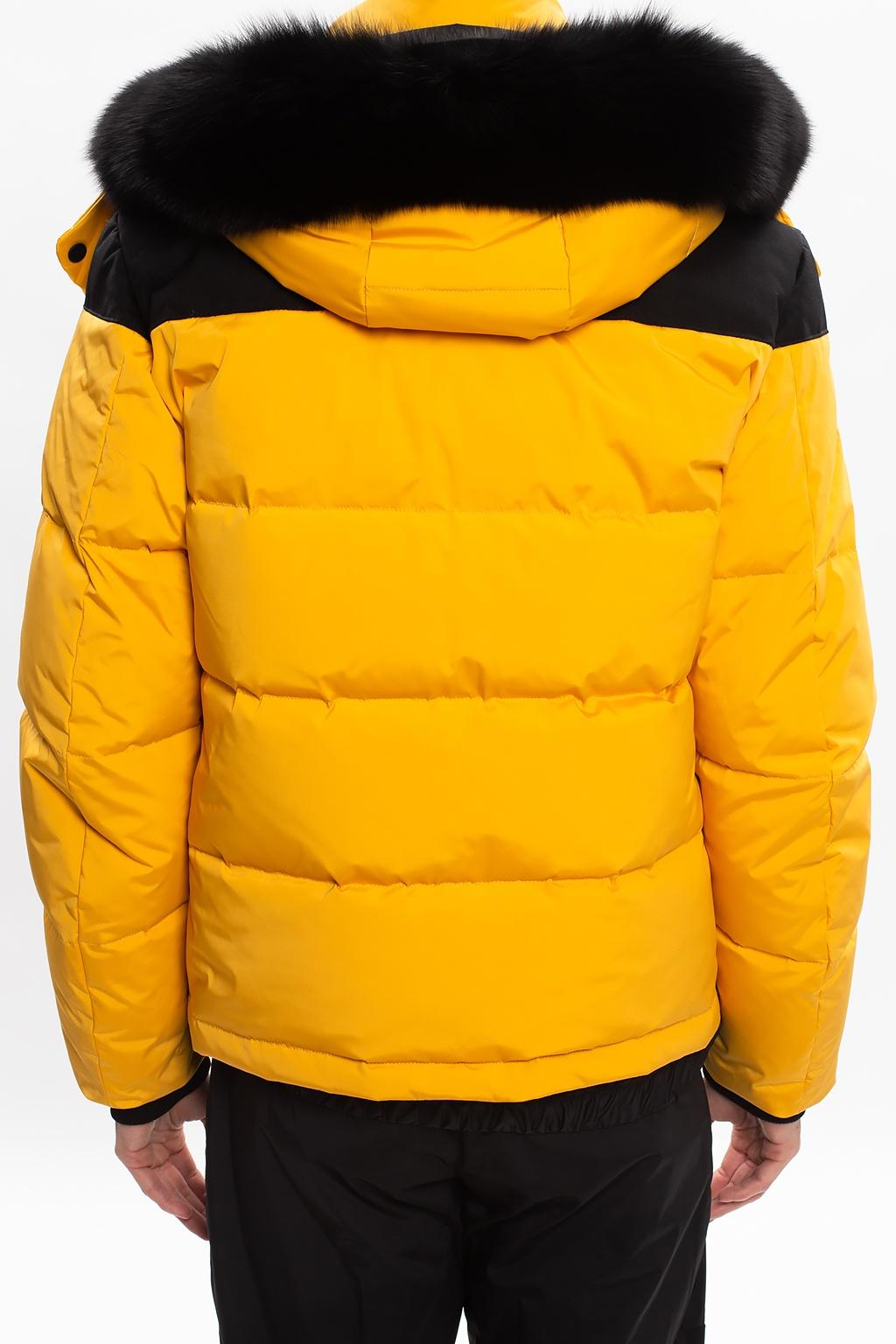 Fendi Corduroy Quilted Down Jacket in Yellow for Men | Lyst
