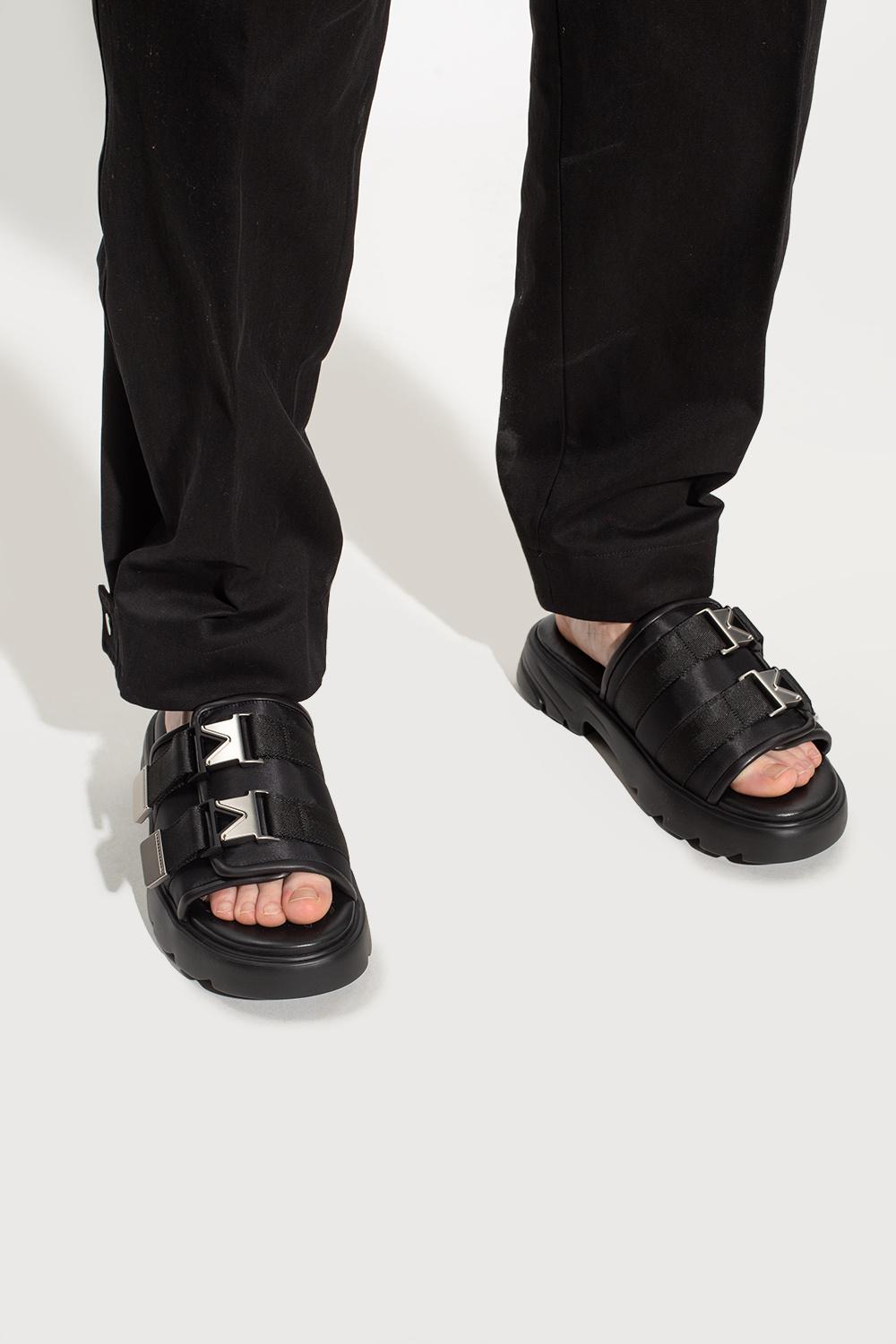 Bottega Veneta Flash Padded Technical Fabric Sandals in Black for Men Save 49% Mens Shoes Slip-on shoes Slippers 