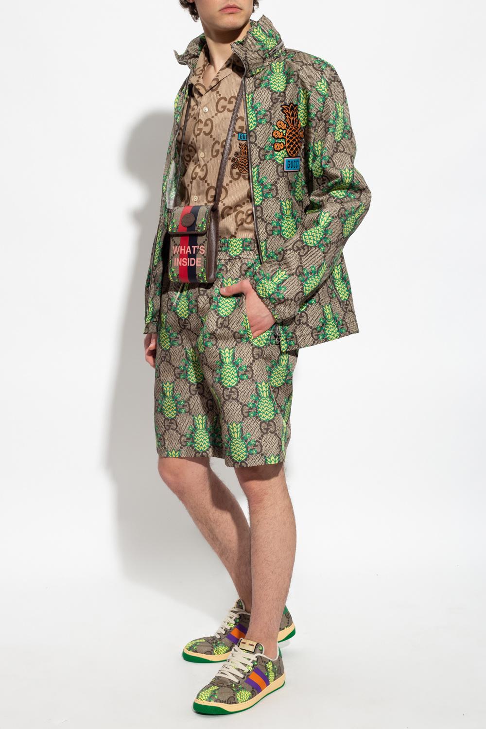 Gucci The ' Pineapple' Collection Jacket in Green for Men | Lyst