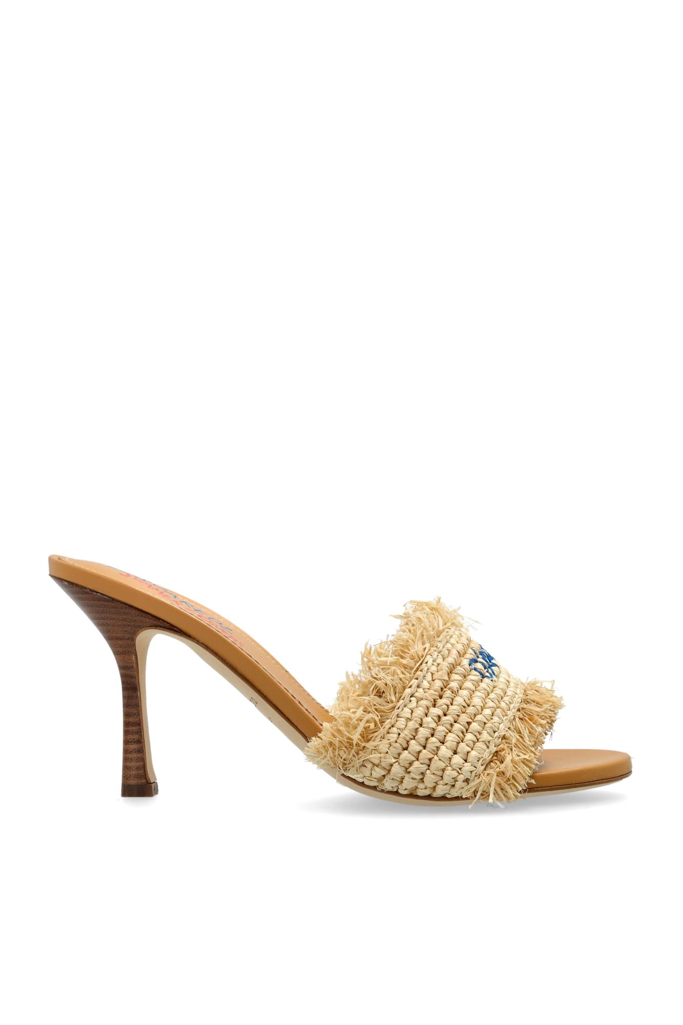 シューズ・サンダルその他 DSQUARED2 Woman Heeled sandals Black HSW026302508319 2124 DSQUARED2 115mm Leather Sandals | Black | FARFETCH