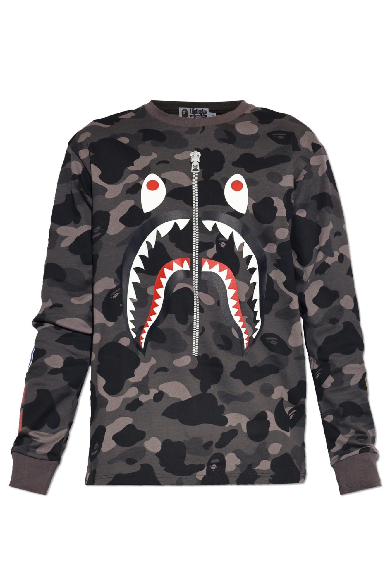 a-bathing-ape-GREY-T-Shirt- 