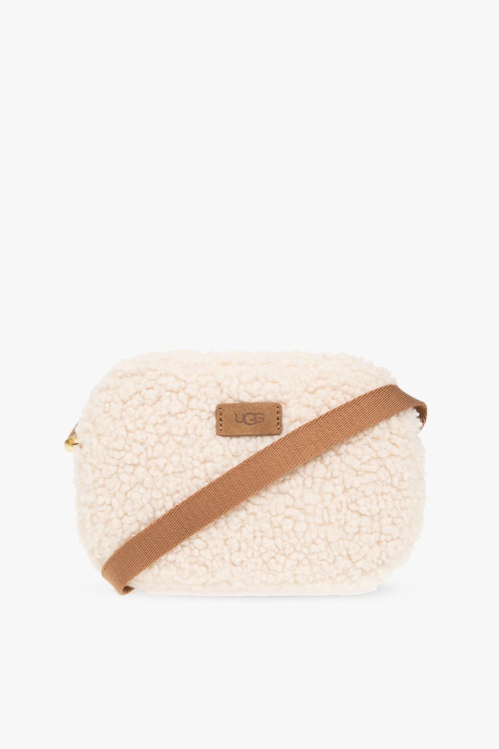 UGG 'janey Ii Sherpa' Shoulder Bag in Natural | Lyst