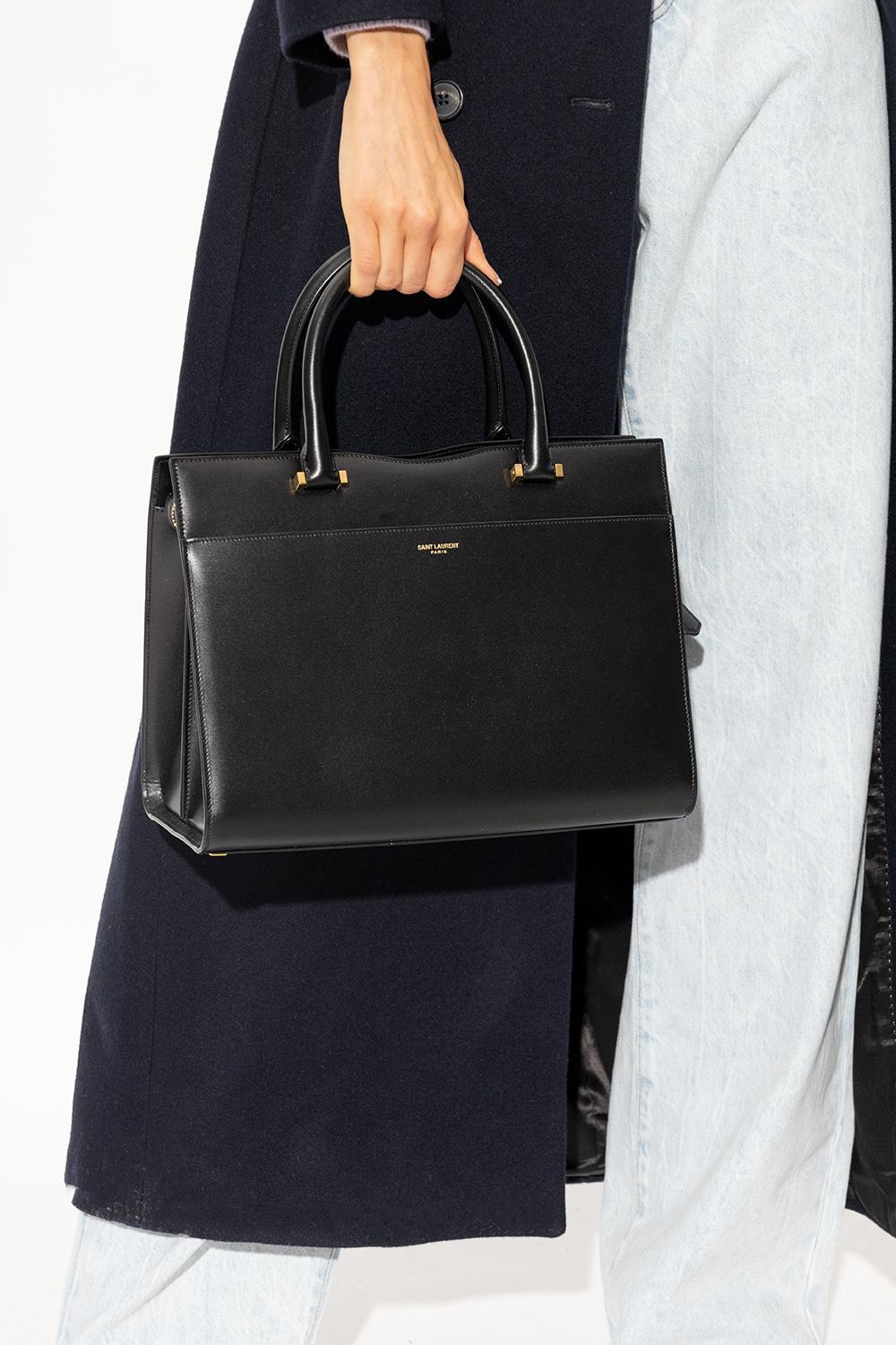Saint Laurent 'uptown Medium' Shoulder Bag in Black Lyst