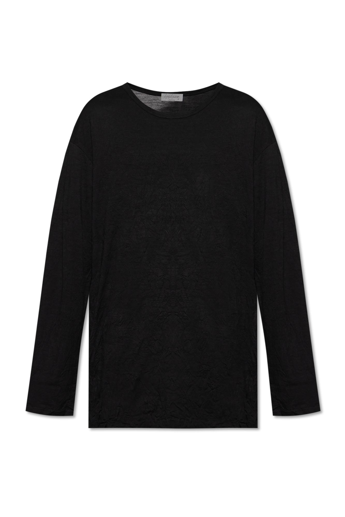 トップス Yohji Yamamoto Long-sleeved top Yohji Yamamoto Long-sleeve t-shirts for Men | Online Sale up