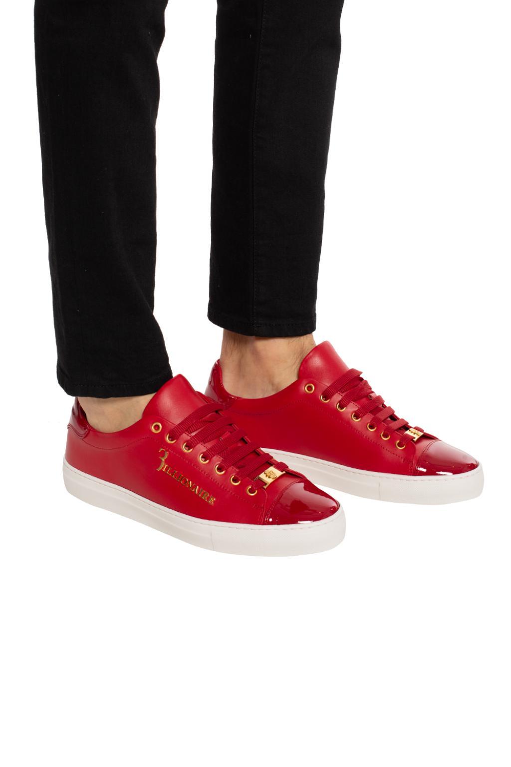 expensive red sneakers