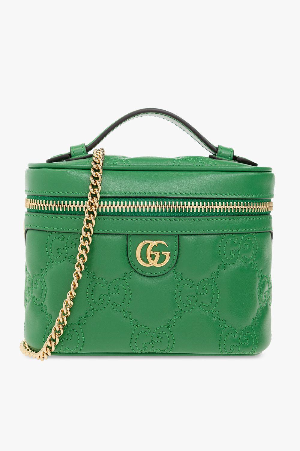 Gucci Quilted Shoulder Bag in Green Lyst