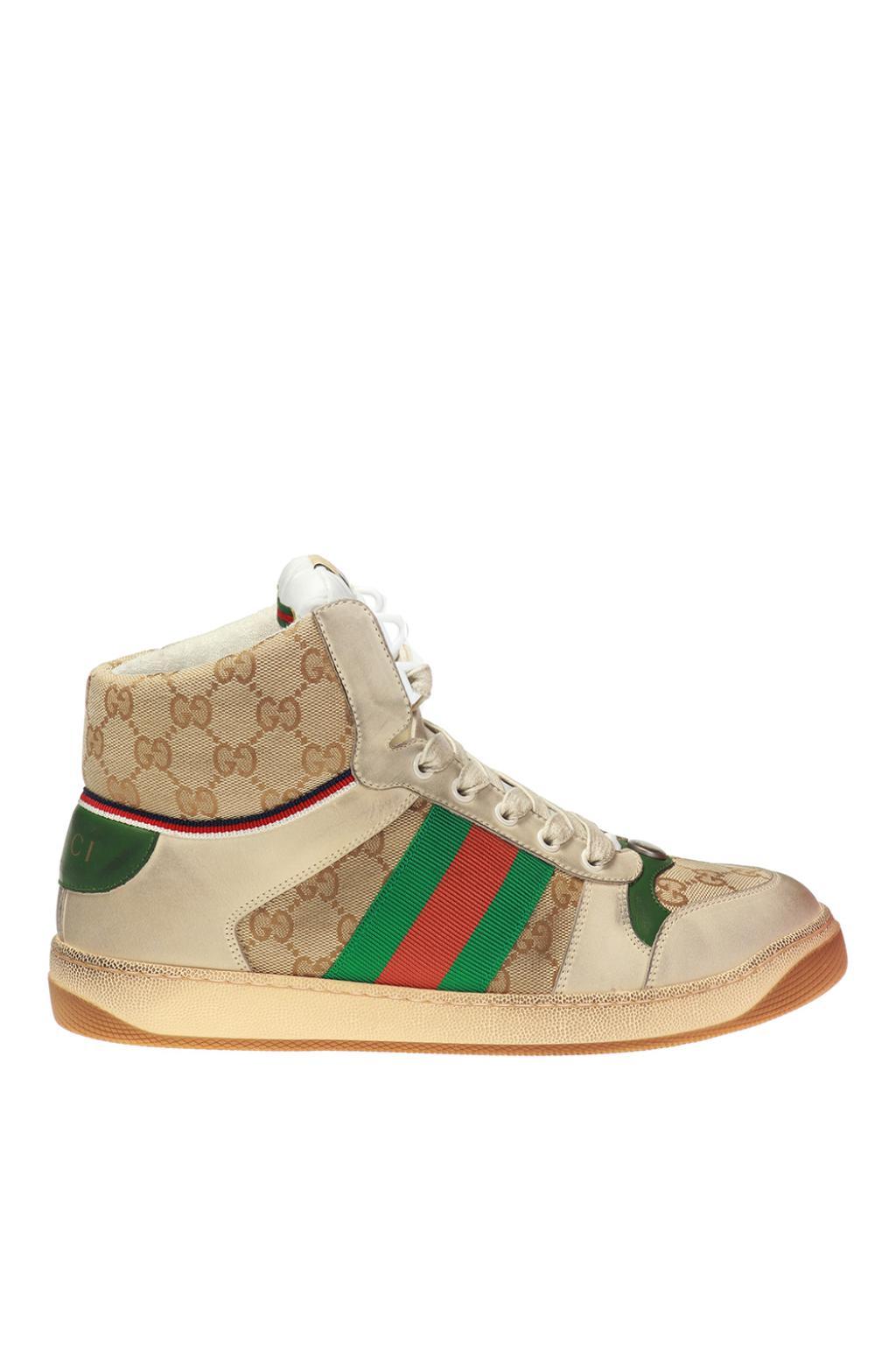 gucci canvas high top