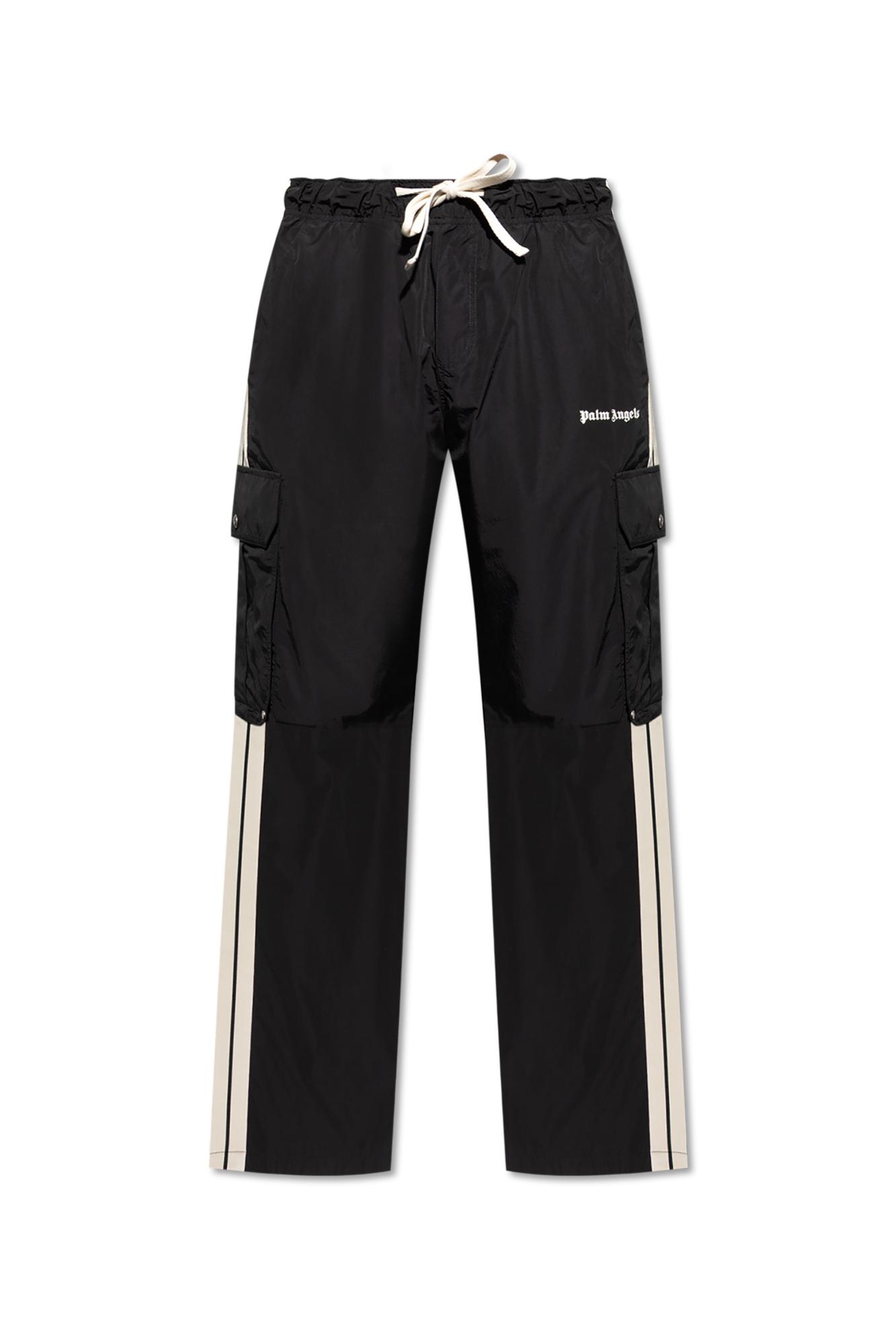 【関税＆送料込み】Palm Angels Gb Label Wide-Leg Trousers Palm Angels Wide-leg pants | Men's Clothing | Vitkac
