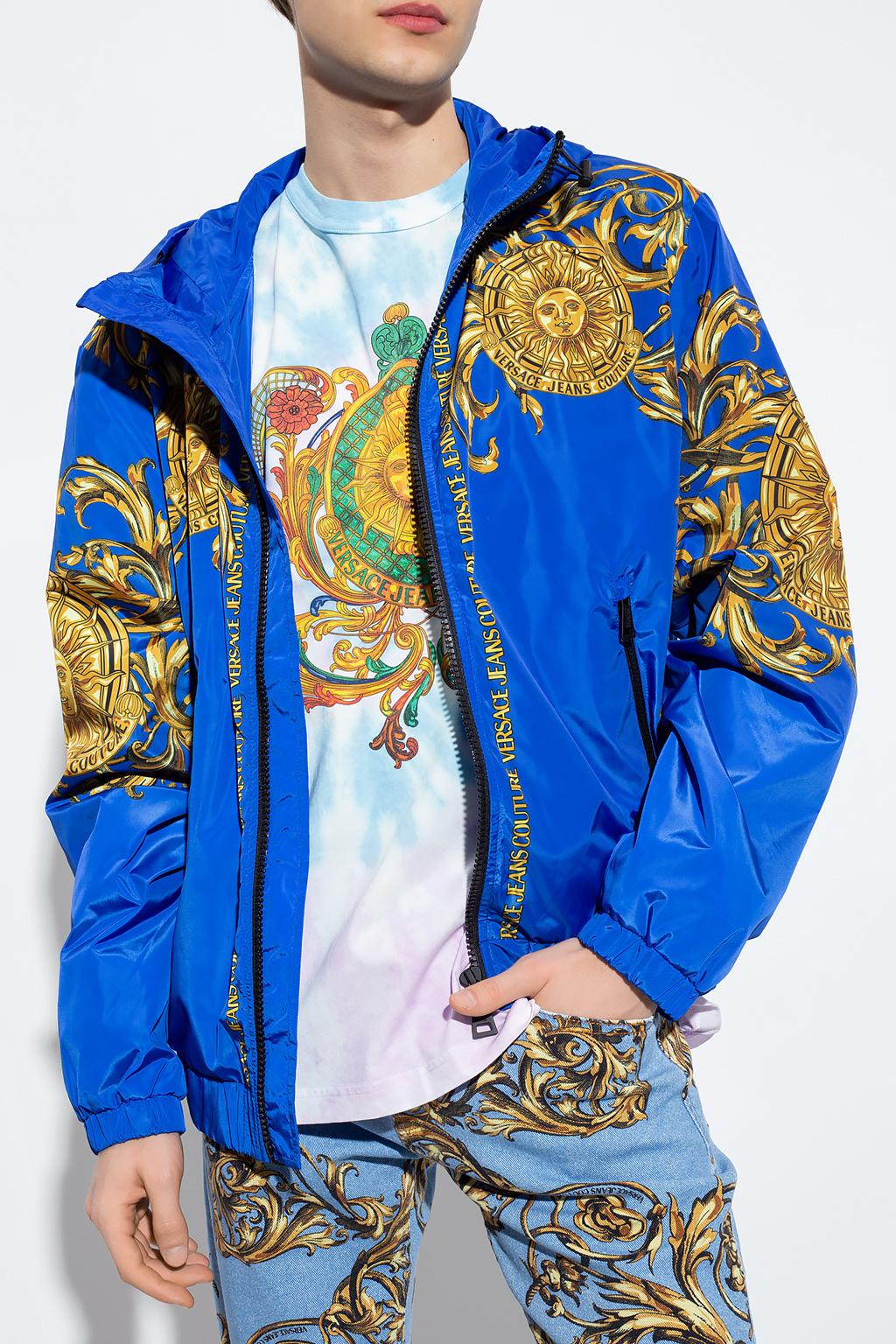 blue versace jacket
