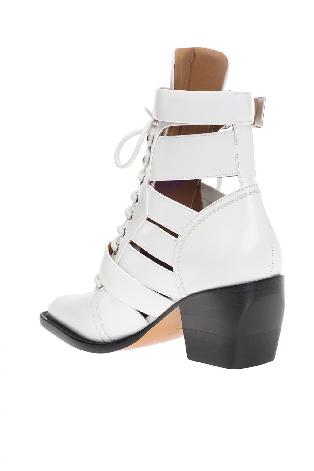chloe rylee boots white