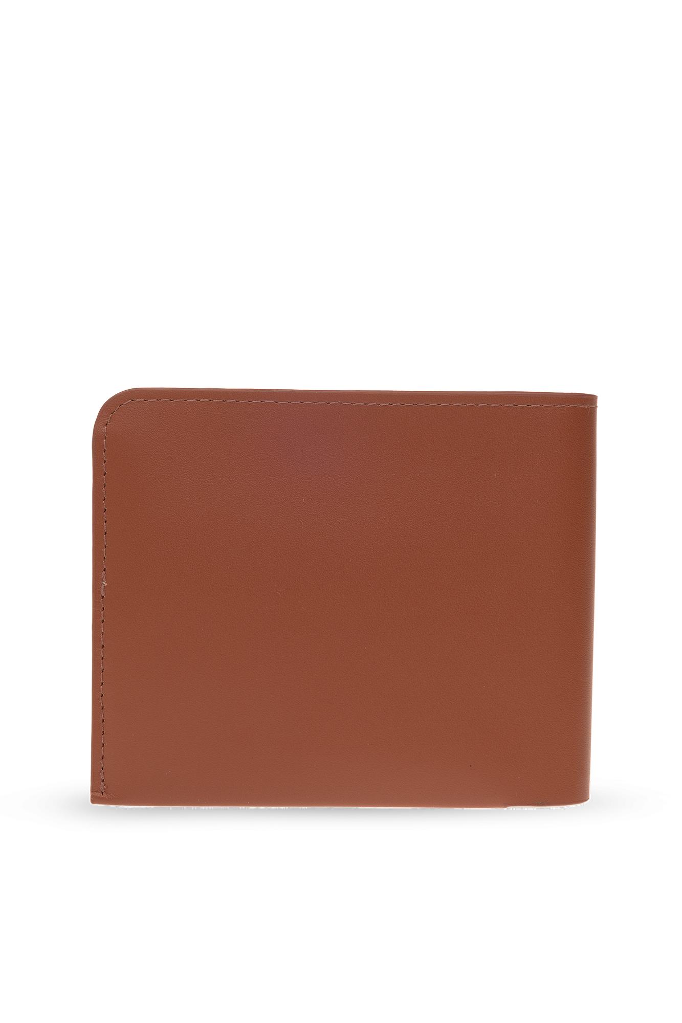 Dries Van Noten Leather Wallet in Brown | Lyst