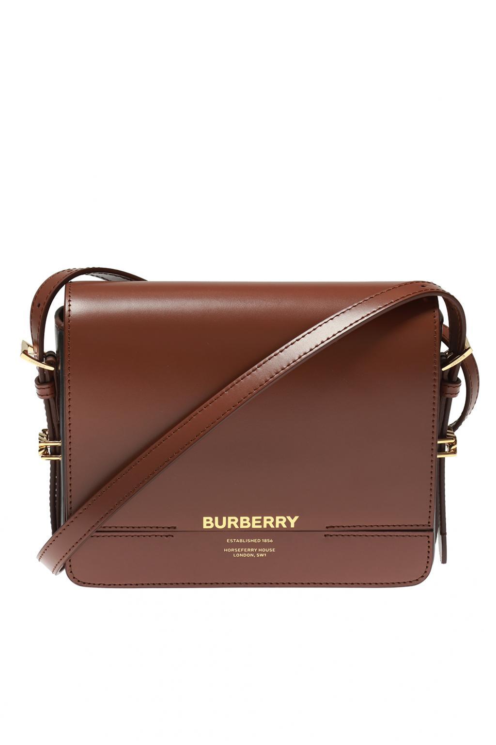 Burberry 'grace' Shoulder Bag in Brown Lyst