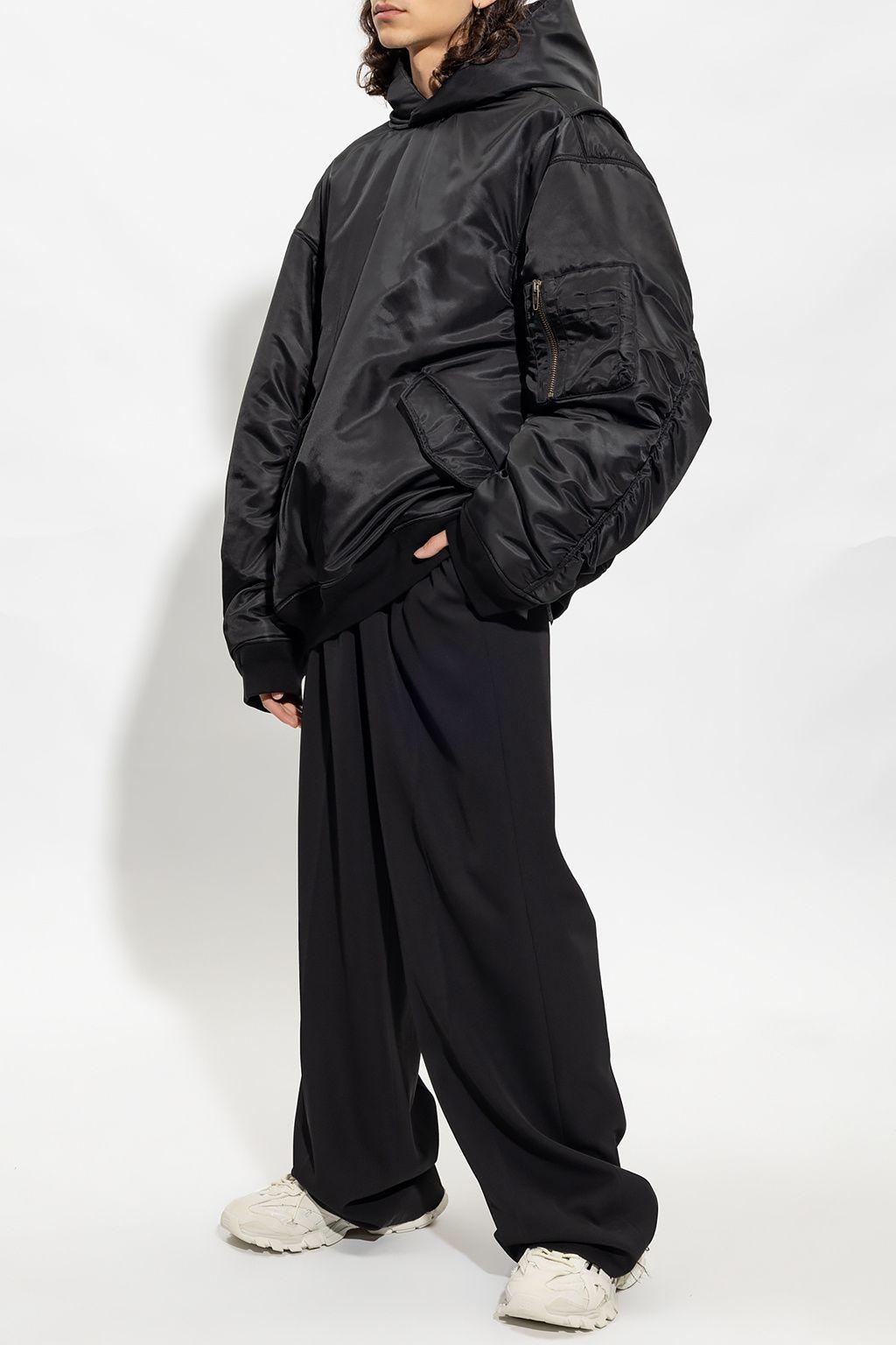 Balenciaga Bomber Jacket in Black for Men |